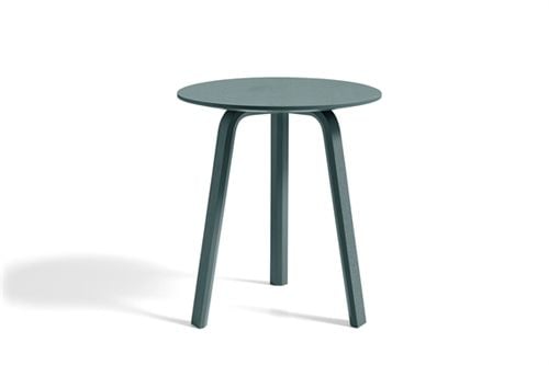 Hay Bella Coffee Table Ø: 45 cm - Brunswick Green Lacquered Oak/ Brunswick Green Lacquered Oak OUTLET