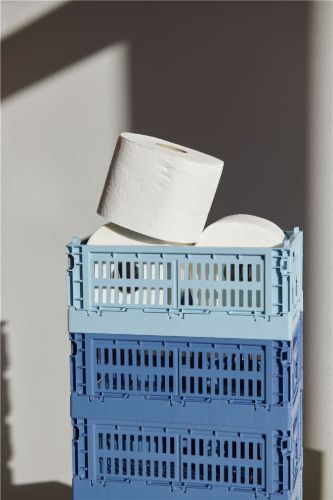 HAY Farbkiste Recycled S 10,5x17x26,5 cm - Electric Blue OUTLET