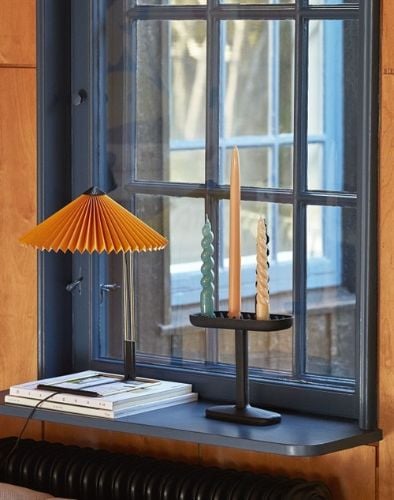HAY Candle Twist 6 Stück H: 19 cm - Grau Beige Citrus Peach OUTLET