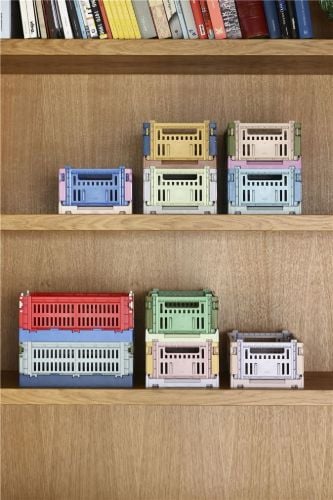 HAY Color Crate Mix S 17x26,5x10,5 cm - Goldgelb OUTLET