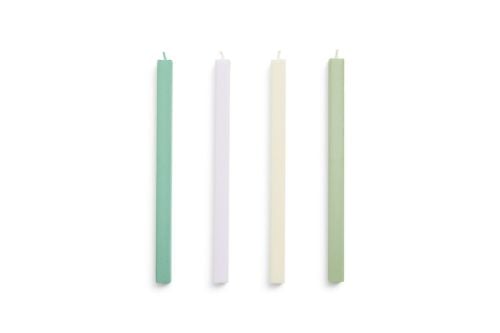 HAY Square Candle Set of 4 pcs H: 24 cm - Fresh OUTLET