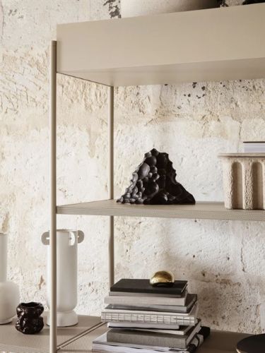 Ferm Living Berg Keramikskulptur hoch 25x17 cm - Schwarz OUTLET