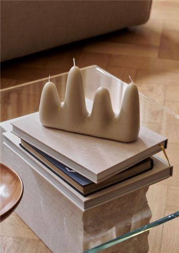 Ferm Living Stala Kerze 15,2x24,1 cm - Sand OUTLET