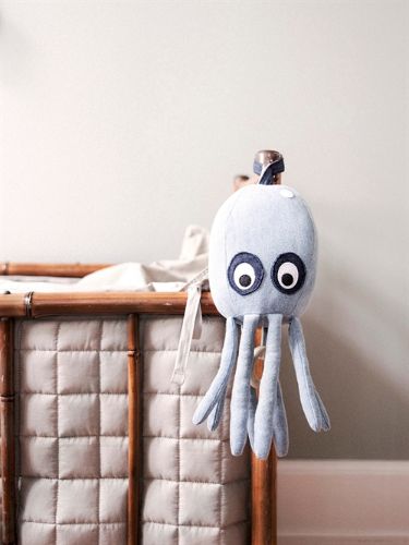 Ferm Living Octopus Musikmobile H: 12 cm – Denim OUTLET