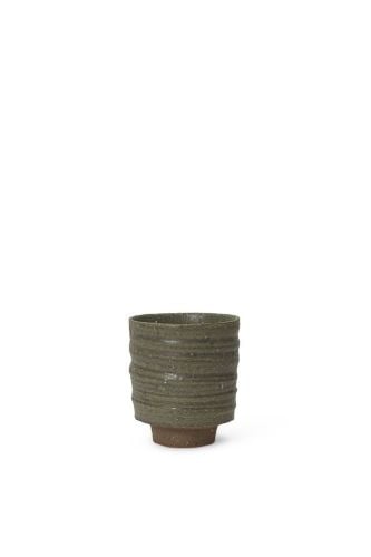 Ferm Living Serena Cup H: 9 cm - Green OUTLET