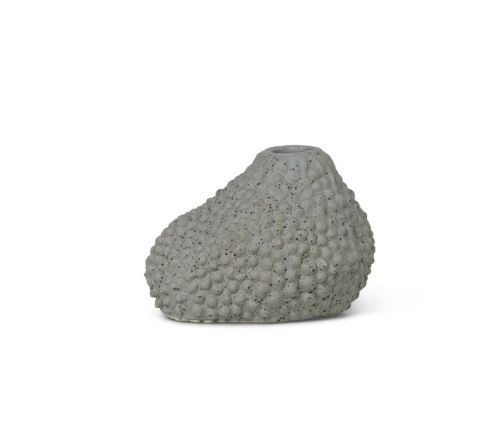 Ferm Living Vulca Mini Vase H: 6 cm - Grey Dots OUTLET