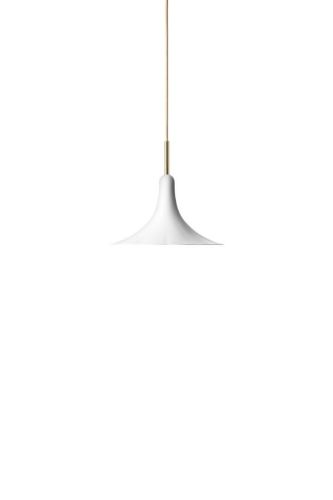 Nuura Petalii Small Pendel Ø: 28 cm - Polished Brass/White OUTLET