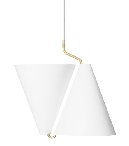 LYFA Bent Karlby MOSAIK UP/DOWN 250 Pendel B: 18 cm - Mat Hvid OUTLET