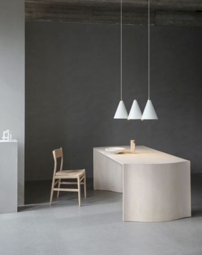 LYFA Bent Karlby MOSAIK SIDEBYSIDE III 250 Pendelleuchte Ø: 25 cm - Mattweiß OUTLET