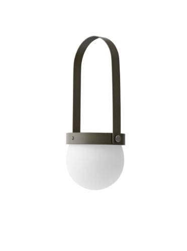 Audo Copenhagen Carrie LED Lampe Portable Ø: 13,5 cm - Oliven