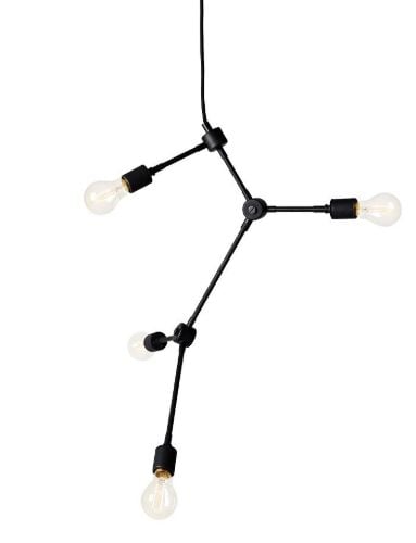 Audo Copenhagen Franklin Chandelier Ø: 56 cm - Black OUTLET