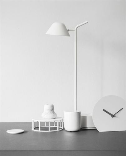 Audo Copenhagen Peek Tischleuchte Ø: 10 cm - Weiß OUTLET