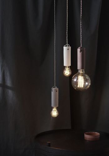 Audo Copenhagen Tied Pendelleuchte H: 13 cm - Weiß OUTLET