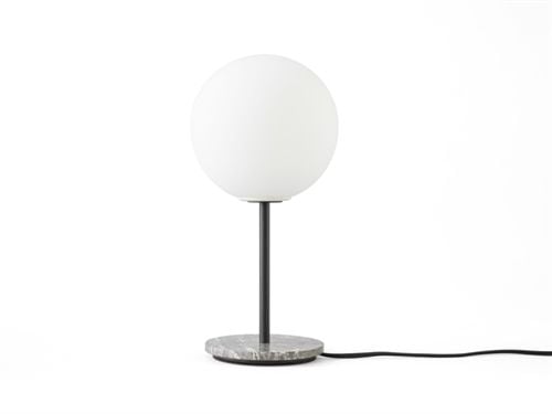 Audo Copenhagen TR Bulb Table Lamp H: 41 cm - Matte Opal/Grå Marmor OUTLET 