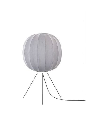 Made By Hand Knit-Wit Round Floor Medium Ø: 60 cm - Silver OUTLET