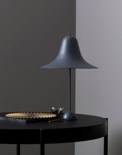 Verpan Pantop 45 Tischleuchte Groß H: 65,5 cm – Grau OUTLET