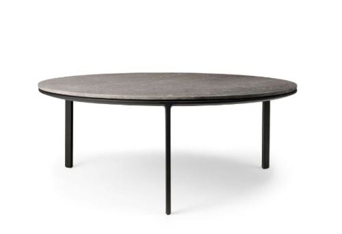 Vipp 425 Coffee Table Ø: 90 cm - Marble/Light Grey OUTLET