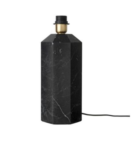 Louise Roe Eight Over Eight Base H: 30 cm - Black Marble OUTLET