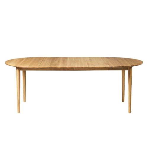 FDB Møbler C62E Spisebord m. Udtræk inkl. 2 Stk. Tillægsplader 115x115 cm - Olieret Eg  OUTLET