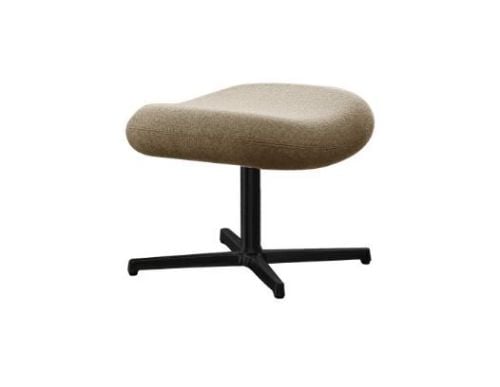 Cane-line Indoor Pace Fodskammel H: 45 cm - Marsala Yellow/Black Aluminium