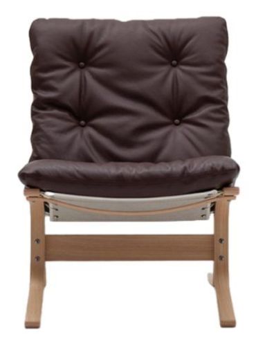 LK Hjelle Siesta Classic Lænestol Lav  - Nature/Hemsen Anilin Brown