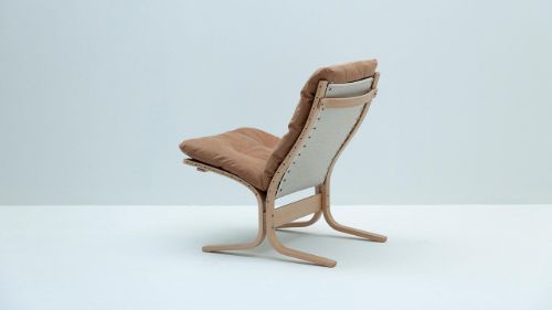 LK Hjelle Siesta Classic Sessel niedrig SH: 45 cm – Natur/Dünen Kamel
