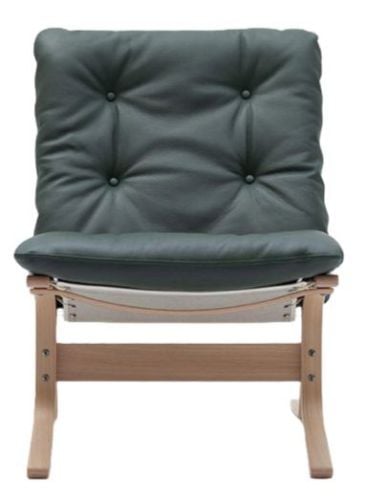 LK Hjelle Siesta Classic Lænestol Lav  - Nature/Elmo Rustical Green