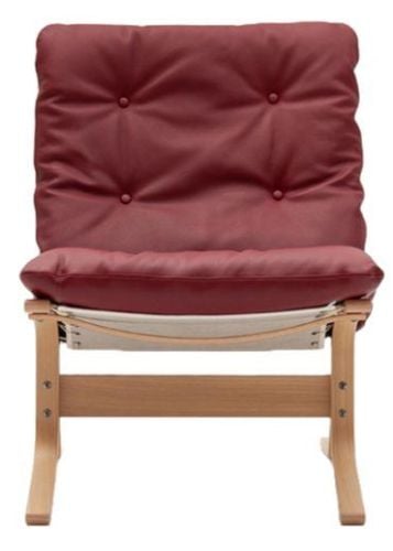 LK Hjelle Siesta Classic Lænestol Lav  - Nature/Elmo Rustical Red