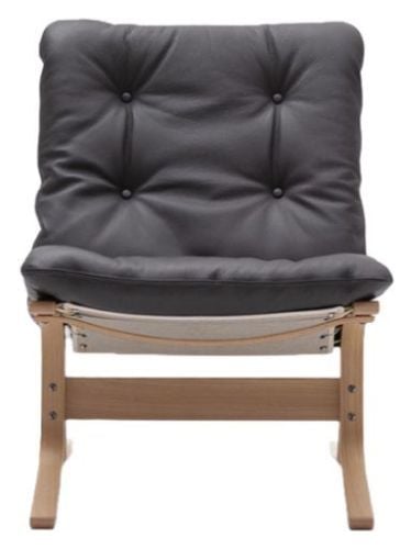 LK Hjelle Siesta Classic Lænestol Lav  - Nature/Elmo Rustical Grey