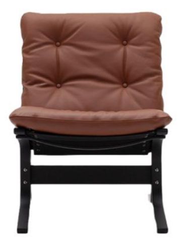LK Hjelle Siesta Classic Lænestol Lav  - Black/Prescott Hezelnut