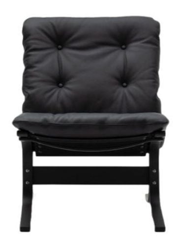 LK Hjelle Siesta Classic Lænestol Lav  - Black/Prescott Black Ink