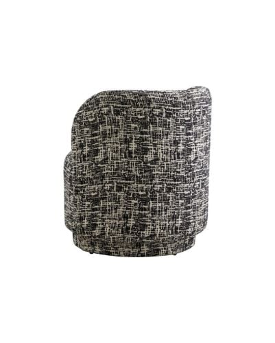 Nordal BOMU Lounge Chair – Schwarz/Weiß