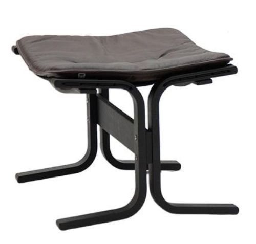 LK Hjelle Siesta Fiora Fodskammel - Black/Prescot Chestnut