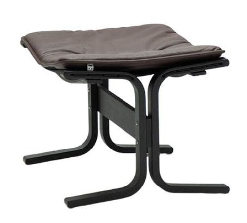 LK Hjelle Siesta Fiora Fodskammel - Black/Hemsen Brown