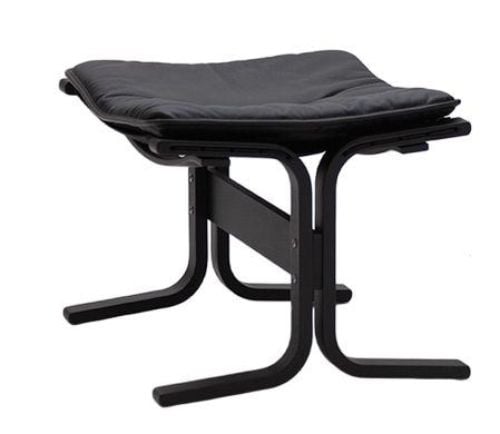 LK Hjelle Siesta Fiora Fodskammel - Black/Elmo Rustical Black