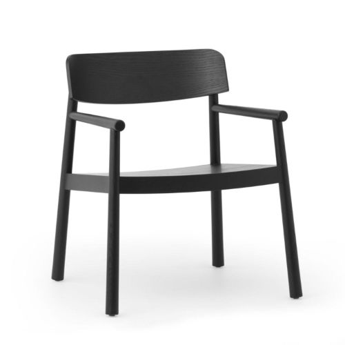 Normann Copenhagen Timb Lounge Chair - Esche/Schwarz
