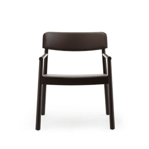 Normann Copenhagen Timb Lounge Chair - Ask/Brown/Ultra Leather/Chocolate