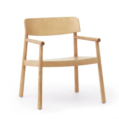 Normann Copenhagen Timb Lounge Chair - Esche/Tan