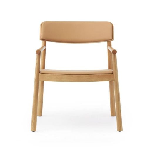 Normann Copenhagen Timb Lounge Chair - Ask/Tan/Ultra Leather/Camel 