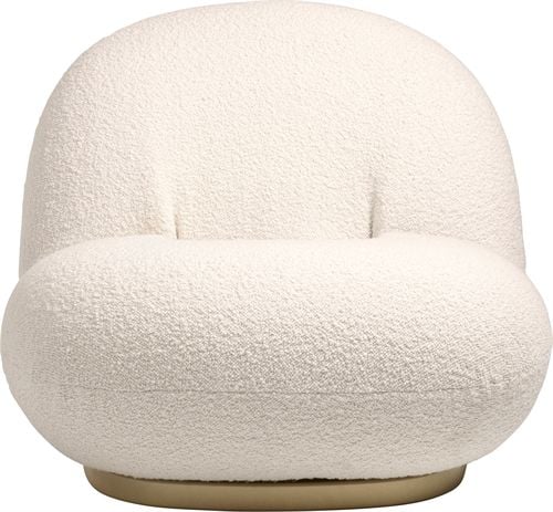 GUBI Pacha Lounge Chair – Perlgold/Dedar Karakorum 001