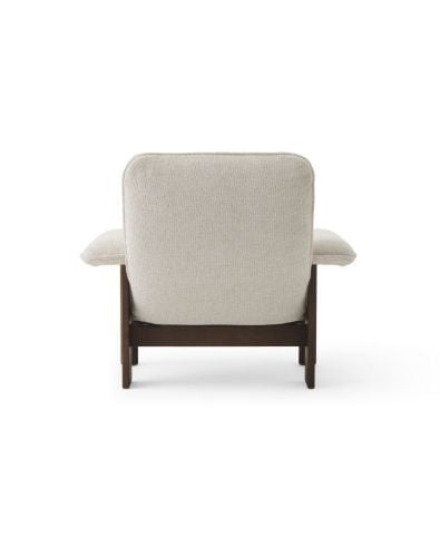Audo Copenhagen Brasilia Lounge Chair SH: 39 cm - Dunkel gebeizte Eiche/Moos