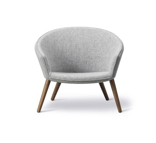 Fredericia Furniture 2631 Ditzel Lounge Chair SH: 37 cm – Hallingdal 130/Räuchereiche