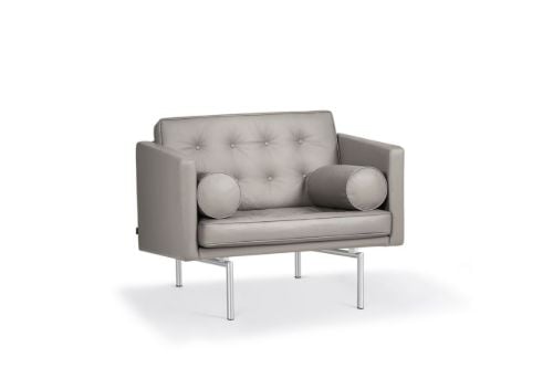 DUX Ritzy Sessel SH: 42 cm – Chrom/Elmo Soft 13087