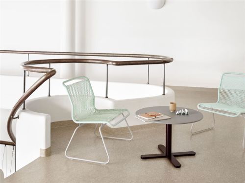 Montana Panton One Lounge Stuhl SH: 40 cm – Seidengrau/Holmes
