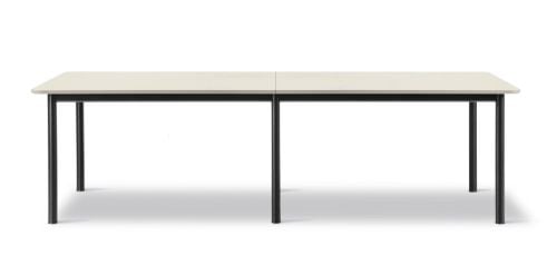 Fredericia Furniture 665A Plan Table Modular 100x260 cm - Really Cotton Dream/Sort