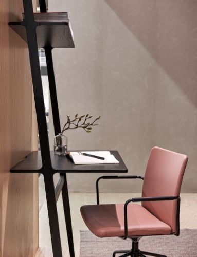 Swedese Libri Schreibtisch H: 227 cm – Schwarz lackierte Esche OUTLET