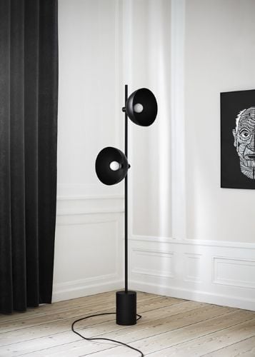 HANDVÄRK FURNITURE Studio Stehleuchte H: 165 cm - Schwarz OUTLET
