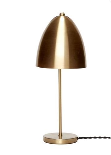 Hübsch Bordlampe H: 40 cm - Messing  OUTLET