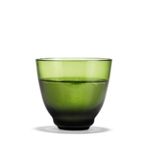 Holmegaard Flow Wasserglas 35 cl – Olivgrün OUTLET