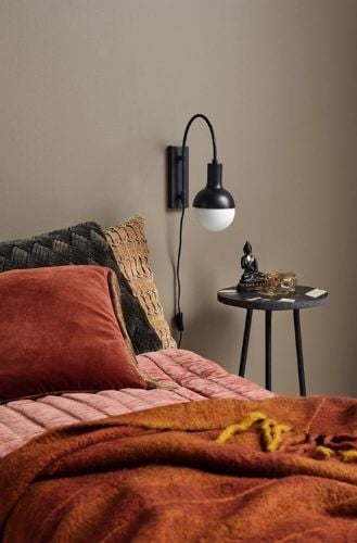 Nordal Moon Wandleuchte H33 cm - Schwarz OUTLET